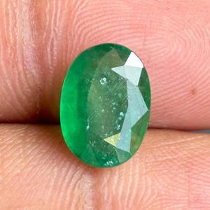 High Quality Emerald,Natural Emerald,Zambian Emerald,Emerald Oval Cut,Jewellery Making,Calibrated Loose Gemstone,12x8.50x4MM,3Carat