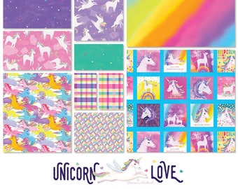 Unicorn Love | Fat Eighth Bundle 12 Pieces