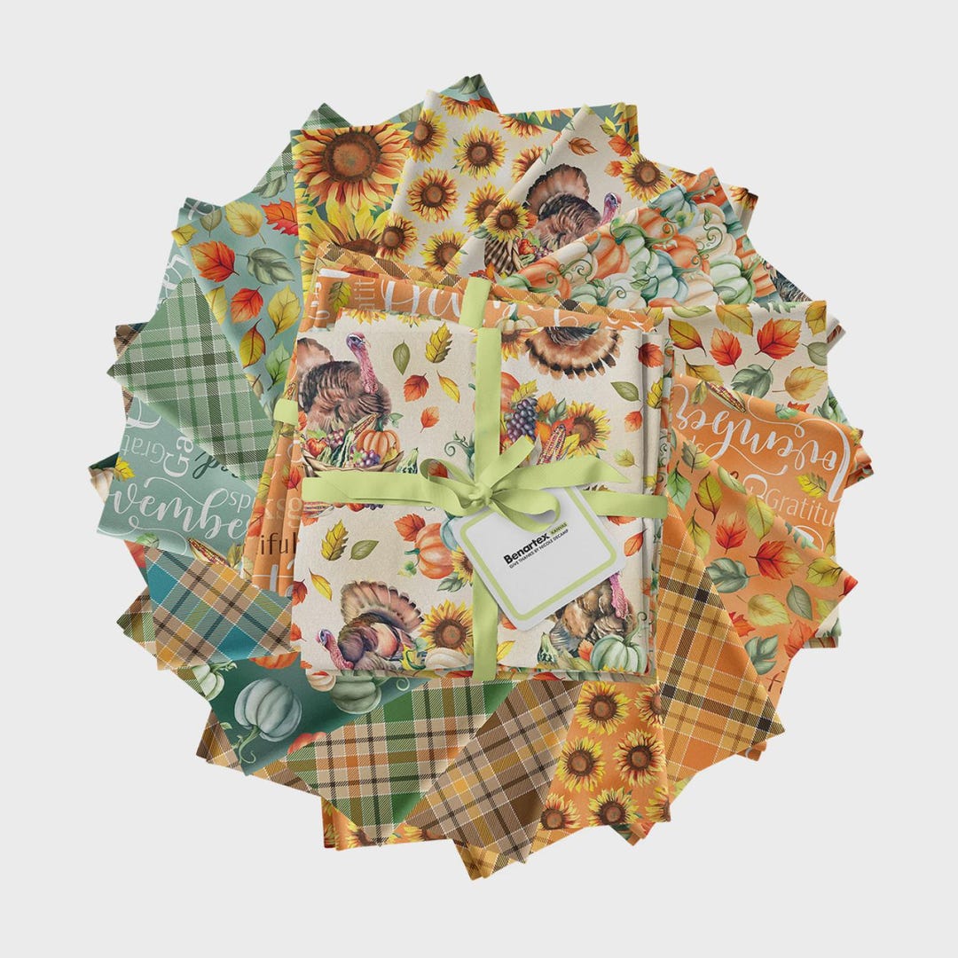 Give Thanks | Fat Quarter Bundle - Etsy