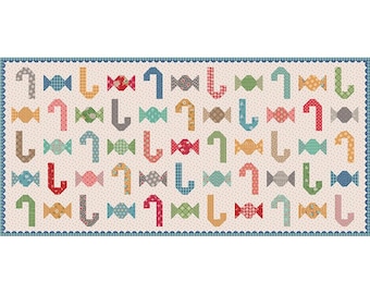 Christmas Candy Boxed Runner Kit Featuring Home Town Holiday by Lori Holt