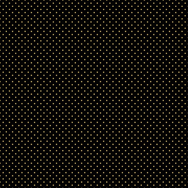 Swiss Dot | Black with Gold Sparkle