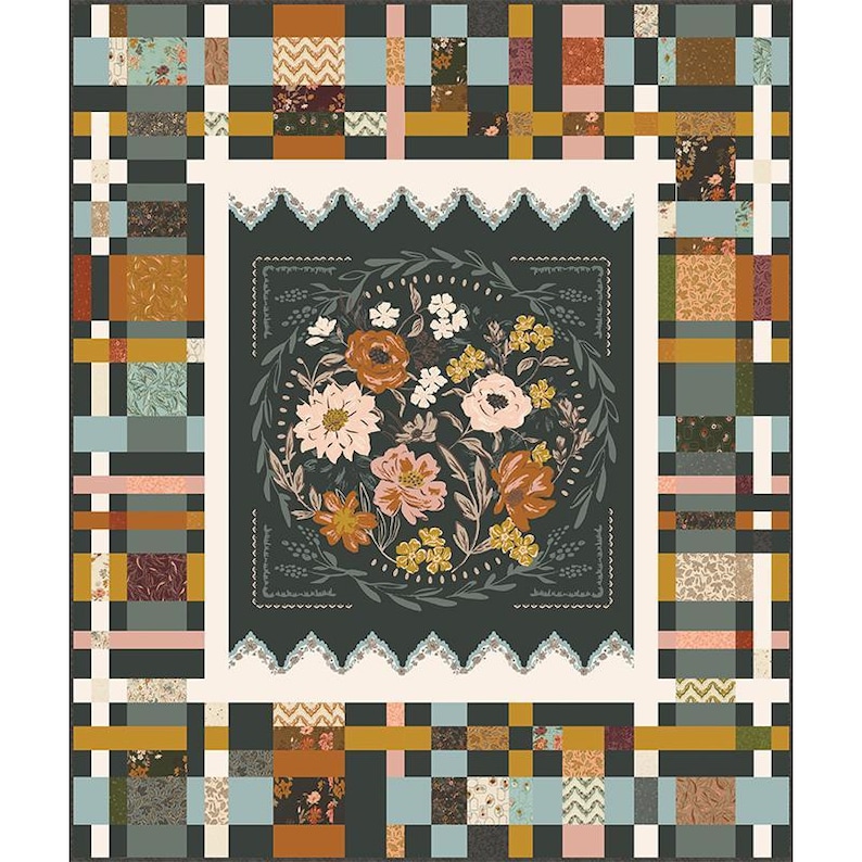 Gleaned Boxed Quilt Kit Featuring Foraged Found and Hand Me Down bild 1
