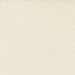 May include: A close-up shot of a cream-colored fabric with a subtle woven texture. The fabric has a uniform color and appears to be a solid textile, suitable for various crafting or sewing projects. The lighting is even, highlighting the fabric's surface.