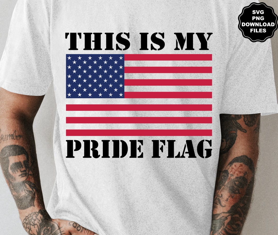 This is My Pride American Flag SVG Patriotic American Flag - Etsy