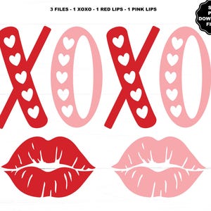 Valentinstag XOXO, XOXO SVG, Valentinstag Kusslippen, Valentinstag T-Shirt, Valentinstag Sublimation, Valentinstag SVG, Valentinstag Png, Valentinstag Liebe