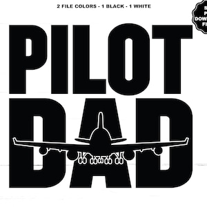 Pilot Dad SVG, Pilot Dad PNG, Papa SVG, Papa Png, Vatertags-Svg, Vatertag Png, Papa Fluggesellschaft Pilot, Papa Pilot, Pilot Sublimation