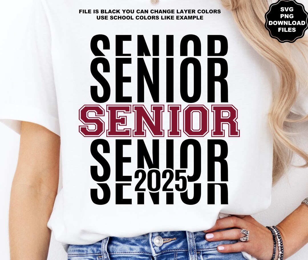 Senior 2025 SVG, Senior 2025 PNG, Senior Graduation 2025, Senior 2025
