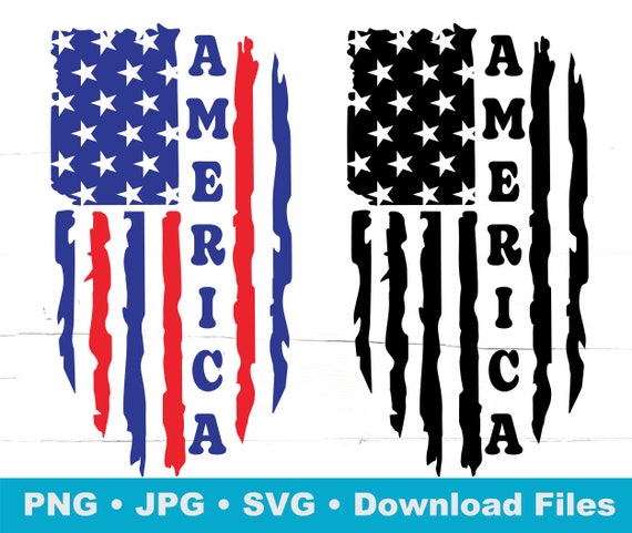 American Flag Svg Distressed Flag Svg US Flag Svg 4th of - Etsy