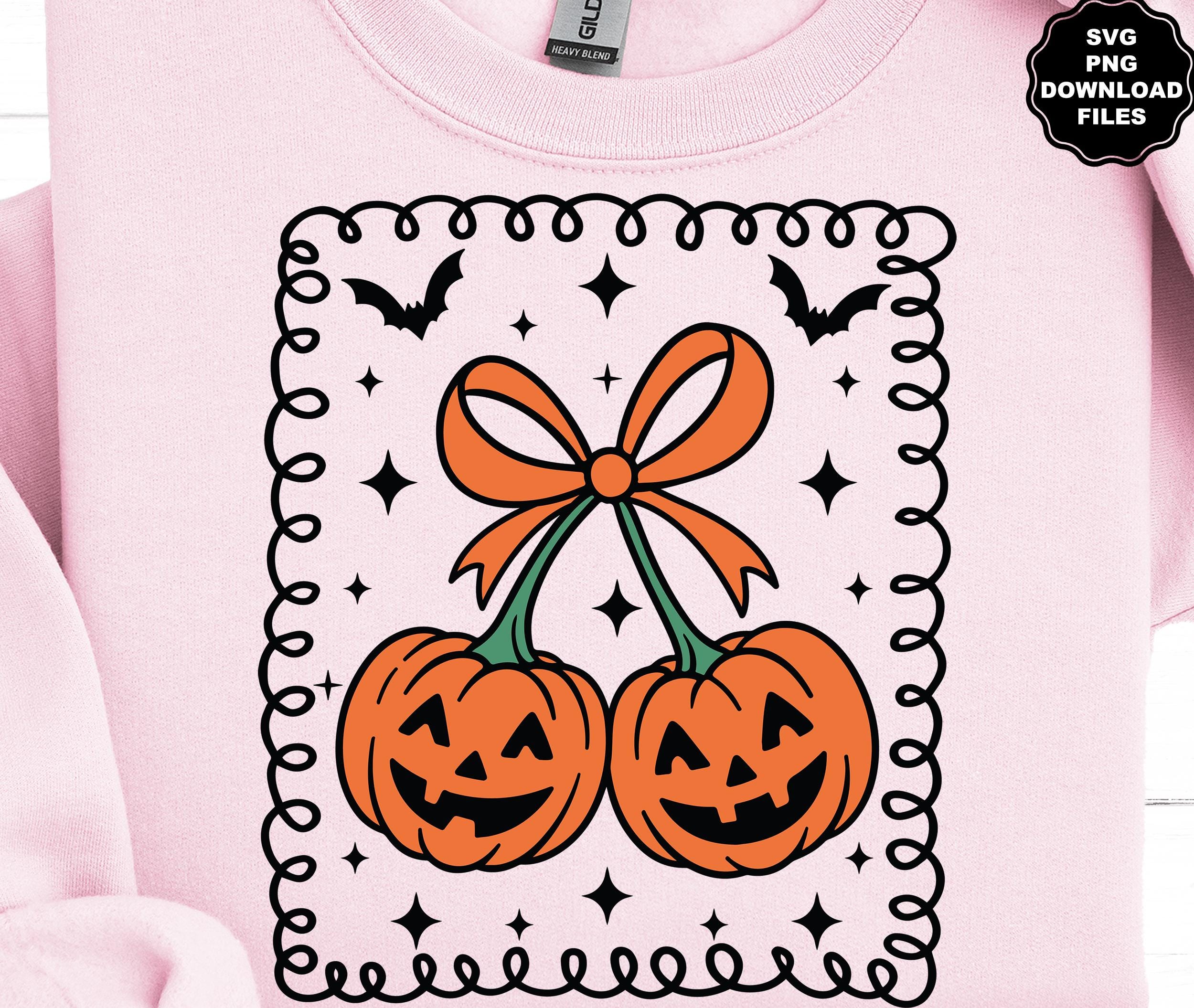 Cherry Pumpkins SVG PNG Halloween Svg Halloween Png Halloween ...