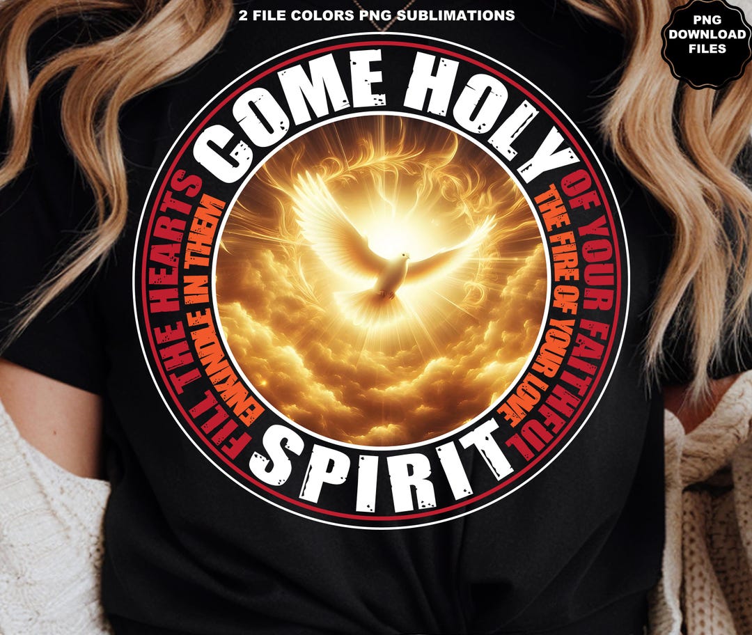 Come Holy Spirit Pentecost Catholic Easter Resurrection Jesus Cross ...