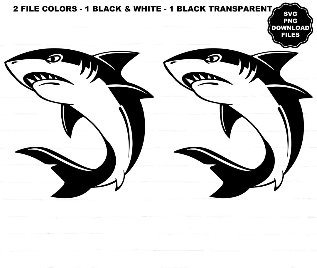 Weißer Hai SVG, Weißer Hai PNG, Hai SVG, Hai Png, Hai Clipart, Hai ...