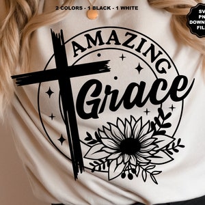 Amazing Grace Shirt/direct to Transfer/beige Shirt 