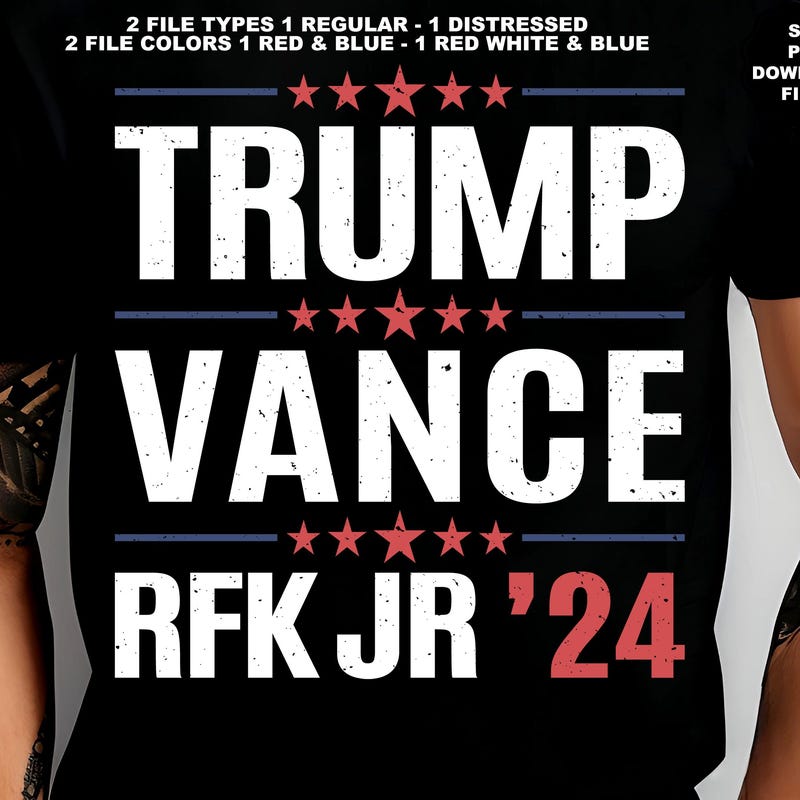 Trump and Kennedy Svg Etsy