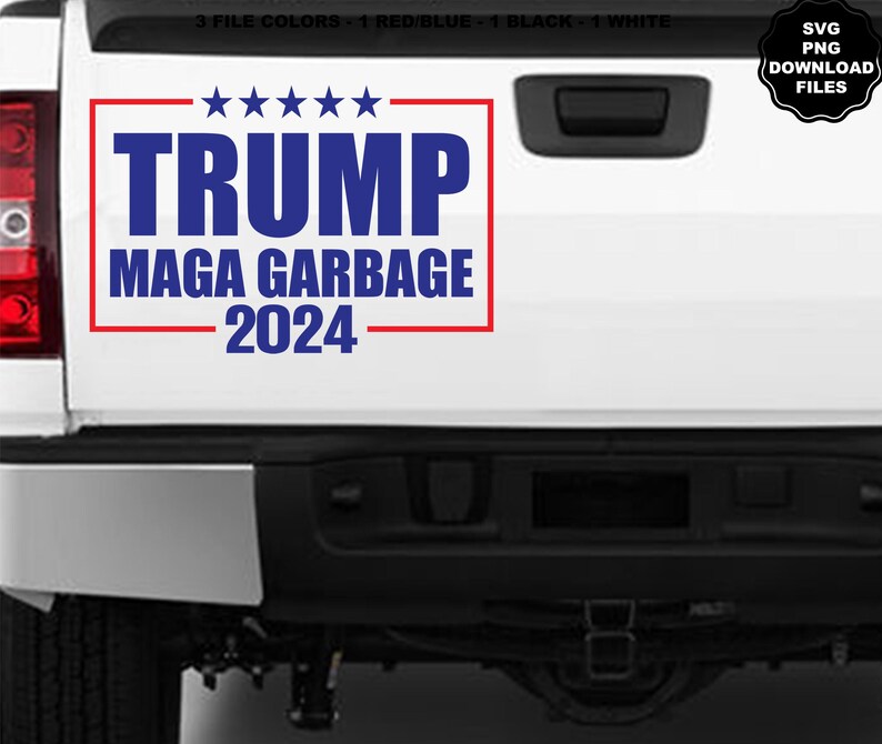 Trump 2024 SVG, MAGA Trump Garbage Truck, Trump Vance 2024