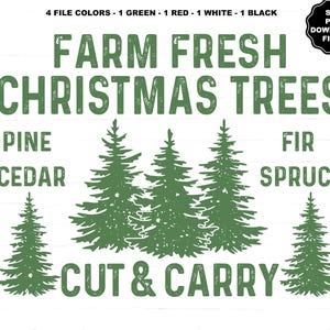 Farm Fresh Christmas Trees PNG Farm Fresh Christmas Trees SVG, Christmas SVG, Christmas Png, Christmas Sublimation, Christmas T-Shirt Sign