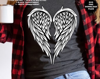 Angel Wings SVG, Angel Wings PNG, Angels, Wings, Angel Wings Sublimation, Angel Wings Hoodie, T-shirt, Decal, Angels Among Us
