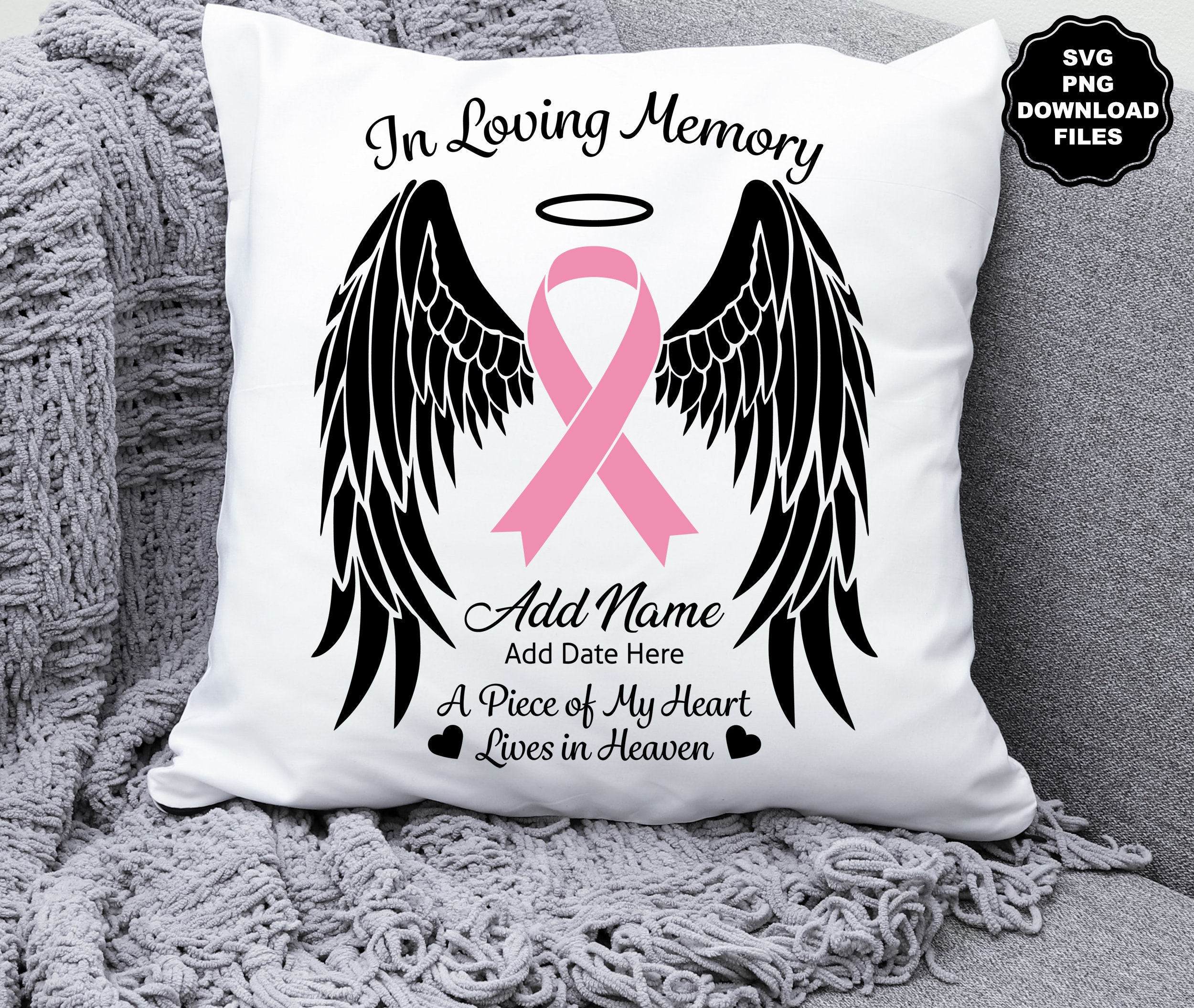 Laur M4 サイン入り THE ANGEL'S MESSAGE STIGMA Memorial Angel Wings Png Svg | in Loving Memory Grief Poem
