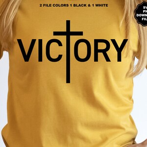 Victoria SVG, Victoria PNG, Cruz, Redimido, Viernes Santo, Crucifixión, Victoria Pascual, Dios, Jesús, Familia, Fe, Sublimación, Cricut, Calcomanía
