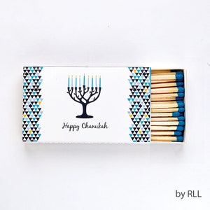 Chanukah Matches in Rectangular Gift Box - Tree of Life