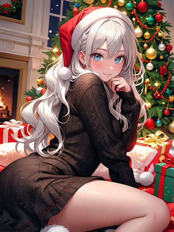 100 Christmas Anime Girls, Anime Art, Kawaii, Anime Characters, Christmas,  Holidays, Printable Images - Etsy