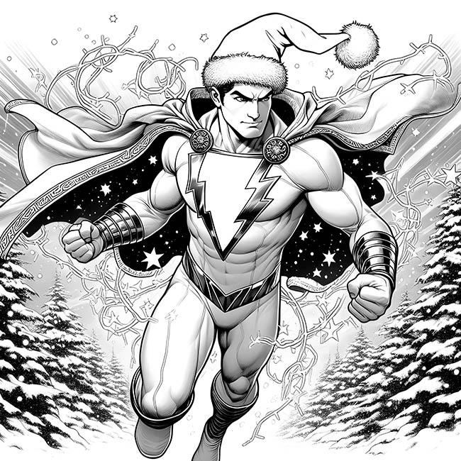 30 Christmas Superhero Coloring Pages, Superheroes, Christmas ...