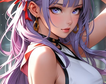 100 ファンタジーアニメの女の子、アニメアート、かわいい、アニメ