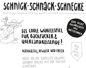 Schnick-Schnack-Schnecke - Le jeu de dés amusant pour les routards !