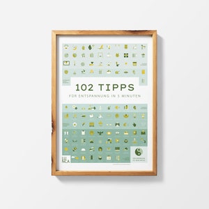 POSTER – 102 tips for relaxation in 5 minutes