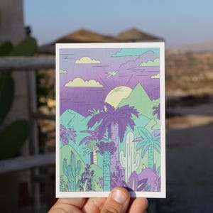 CARTE POSTALE *Rêve du Désert*