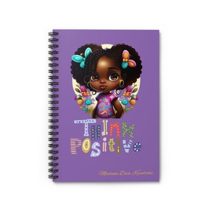 Think Positive Spiral Notebook - Ruled Line