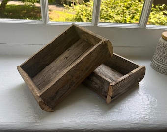 Reclaimed Wood Box: Rustic Wedding Centerpiece, Farmhouse Planter