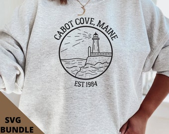 Cabot Cove Sudadera, Murder She Wrote svg, Jessica Fletcher svg, Cabot Cove Maine svg, Murder Mysteries Shirt, Maine svg
