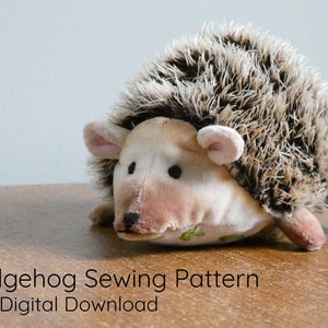 Hedgehog Sewing Pattern PDF Digital Download