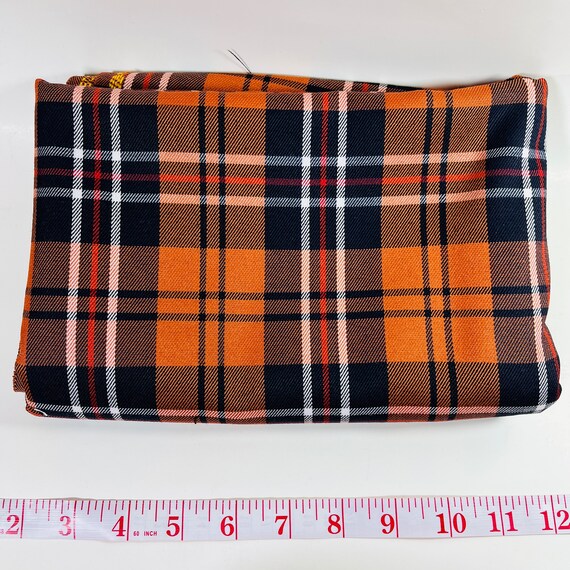 RED TARTAN＆YELLOW／46cm ✕ 46cm／PLAID／ORB 