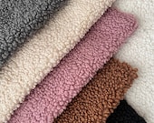 【COSYHARU】Boucle detail knit Teddy Boucle Fabric, Wide 62