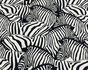 Zebra Printed Fabric, Width 55", Digital Printed Fabric, Furniture and Cushion Upholstery, Decoration Fabric, Home Decor, Pillow, Curtain,