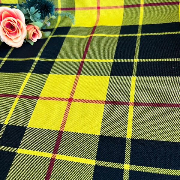 MacLeod Yellow Plaid Tartan Dress main image 1
