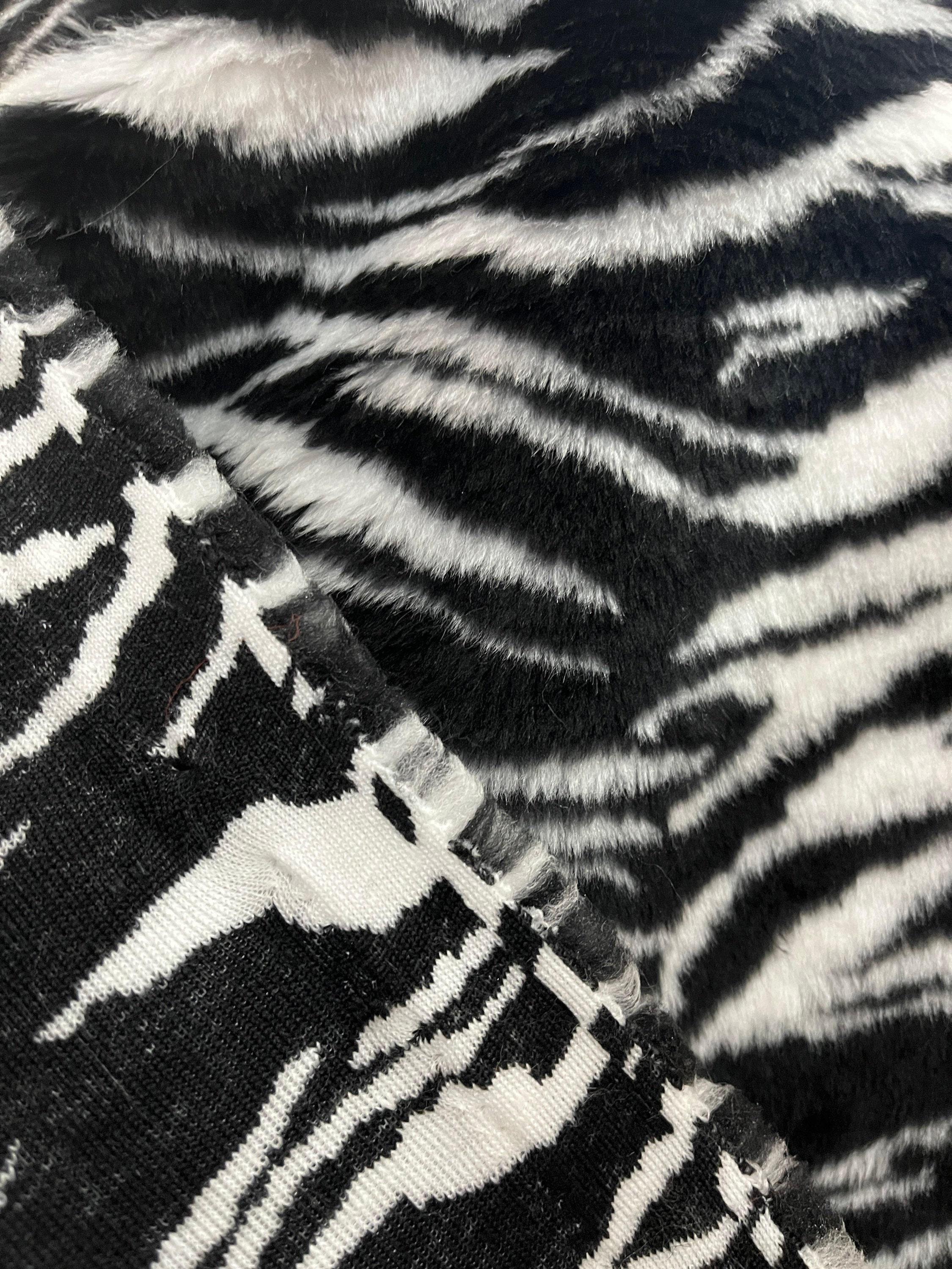 Nicole Miller Zebra Beanie and Scarf Set Os / Black and White Zebra Accessories Cold Weather Accessories