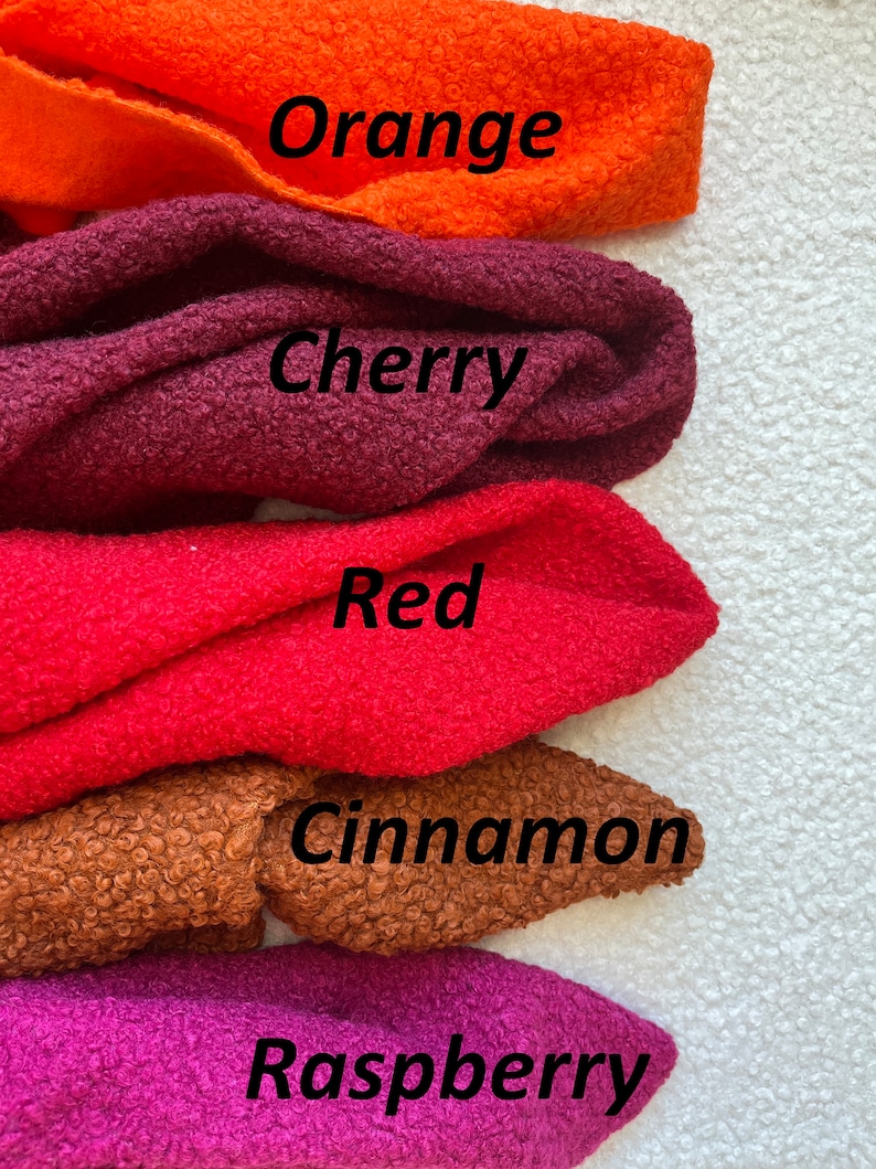 Boucle, 13 more color curly cue boucle plush, wide 59', Coat and upholstery Fabric, Wooly Plush Fabric, stuffed toys fabric, Soft plush,