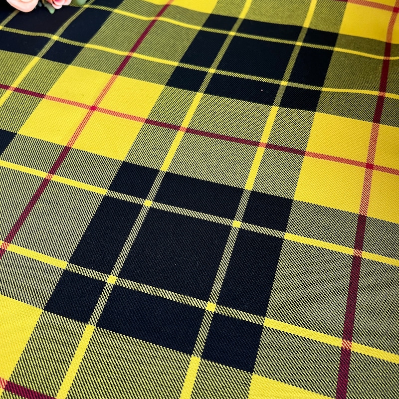 MacLeod Yellow Plaid Tartan Dress