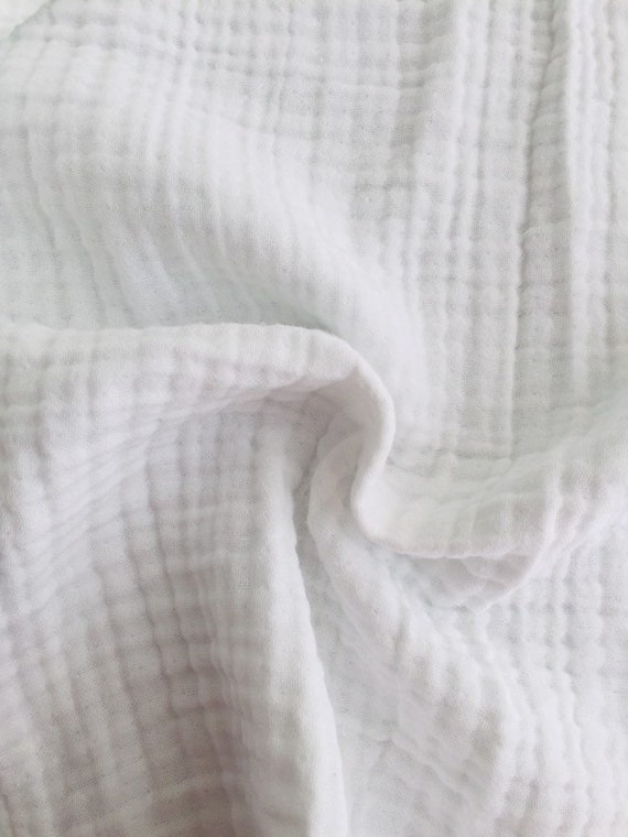Cotton Gauze Fabric - White