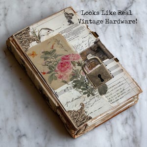 Vintage Faux Hardware Fussy Cut Ephemera Pages - High Quality Printable Digital Download - Junk Journal - Scrapbooking Vintage Images, digital hardware stickers, junk journal cutouts, Embellishments, Keys, Locks, Hinges, Screws, Gears, Edge Decals