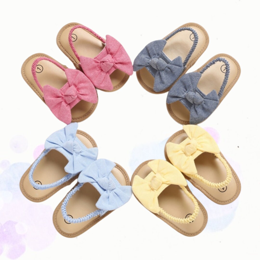 Baby Boys Girls Sandals Soft Sole Summer Infant Dress Shoes Baby Flat Beach Shoes Newborn Crib Shoes First Walkers 