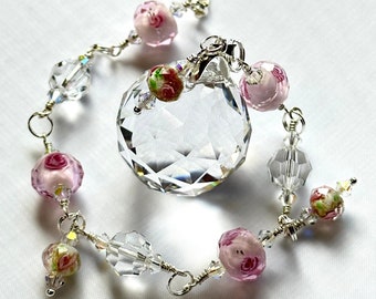 ひな祭り✩.*˚ SWAROVSKIサンキャッチャー スワロフスキークリスタルサンキャッチャー 特大 20mm 極上クリア