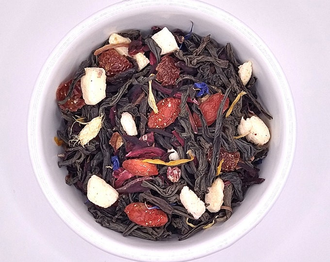 WONDER WOMAN: a Comics Inspired Loose Leaf Ceylon/Hibiscus Tea Blend