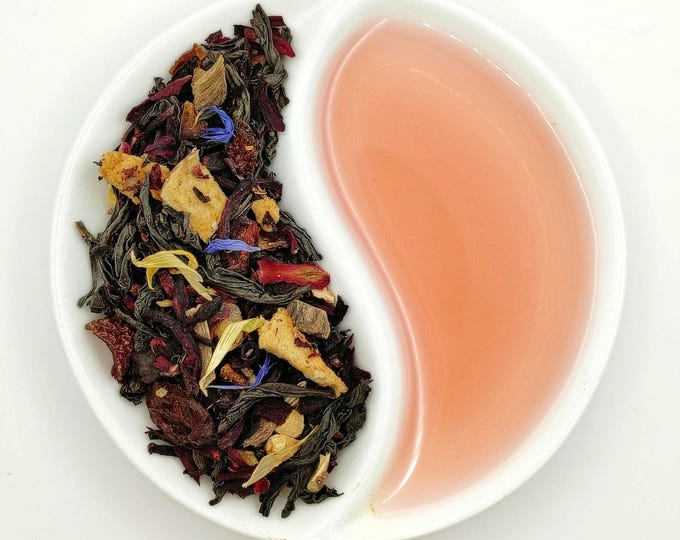 WONDER WOMAN: a Comics Inspired Loose Leaf Ceylon/Hibiscus Tea Blend