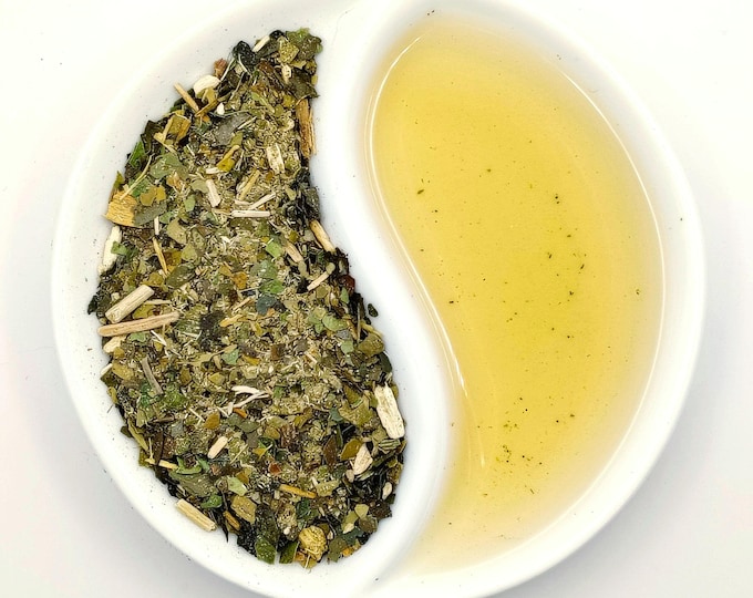 LOKIS LICORICE : a loose leave caffeinated herbal Tea Blend for mischief makers