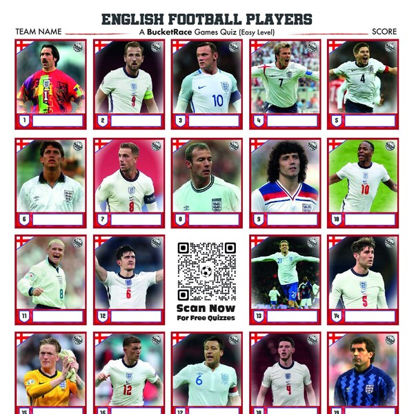 England Football Qui Etsy