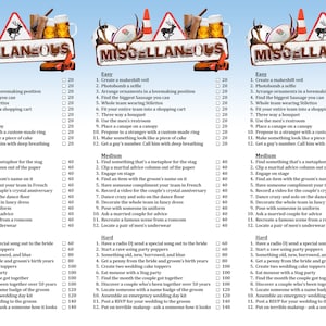 Scavenger Hunt Bachelor/Stag Party