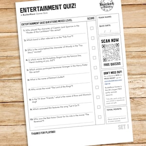 10 Entertainment Quiz Questions And Answers Set 1